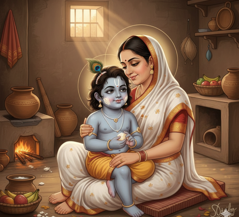 Life with Yashoda and Nanda