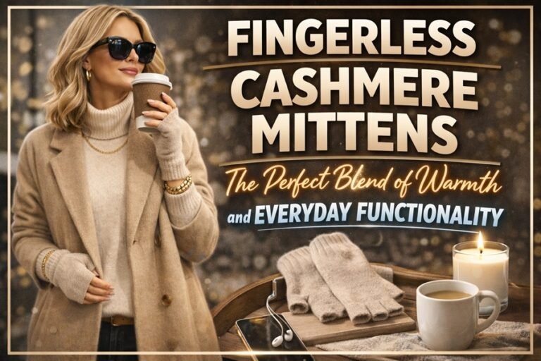 Fingerless Cashmere Mittens: The Perfect Blend of Warmth and Everyday Functionality